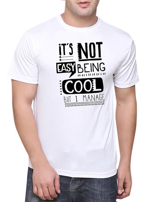 white polyester tshirt - 11622472 - Very Small Image - 1