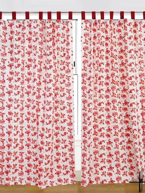 set of 2 cotton printed curtain - 11625283 - Very Small Image - 1