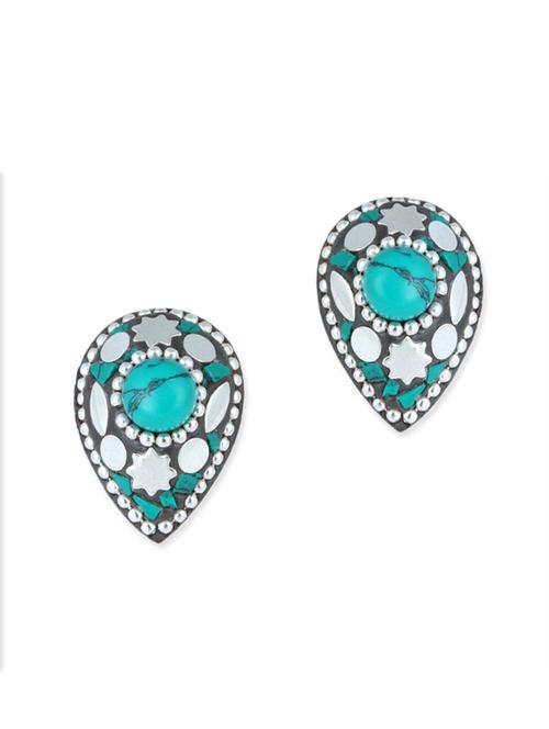 teal brass studs - 11632131 - Very Small Image - 1