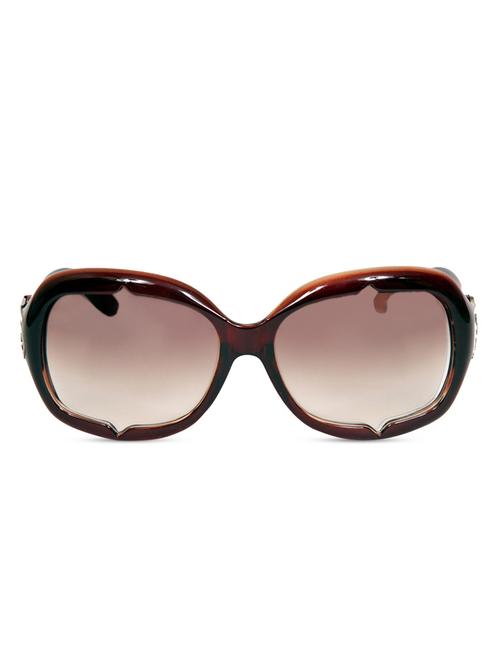 brown ombre glass rectangle sunglasses - 1164551 - Very Small Image - 1