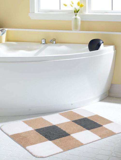 saral home premium quality very soft micro polyester bathmat -50x80 cm - 11649179 - Very Small Image - 1