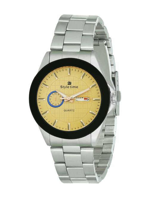 atkin round dial golden watch - 11656013 - Very Small Image - 1