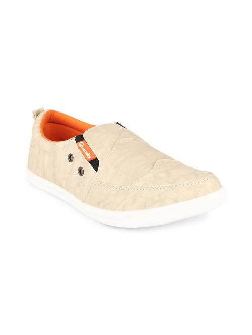 beige leatherette casual slipon - 11658256 - Very Small Image - 1