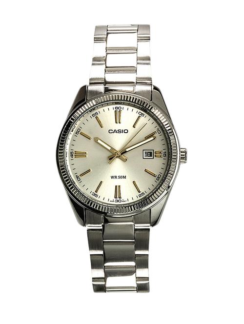 silver stainless steel analog watch - 11660665 - Very Small Image - 1