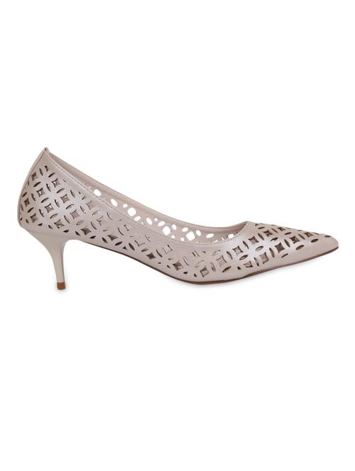 beige leatherette pumps - 1166716 - Very Small Image - 1