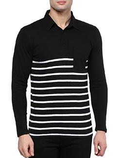 monochrome stripes t-shirt - 11668761 - Very Small Image - 1