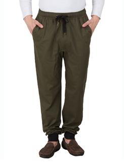 green cotton jogger - 11675132 - Very Small Image - 1