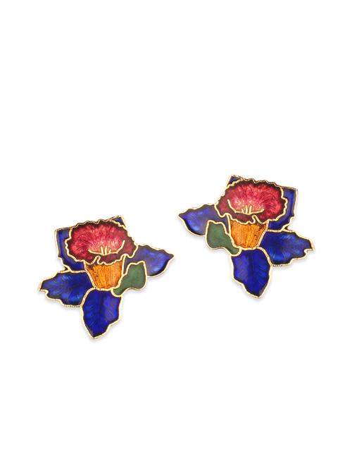 multicolored copper clip-on earrings - 11675807 - Very Small Image - 1