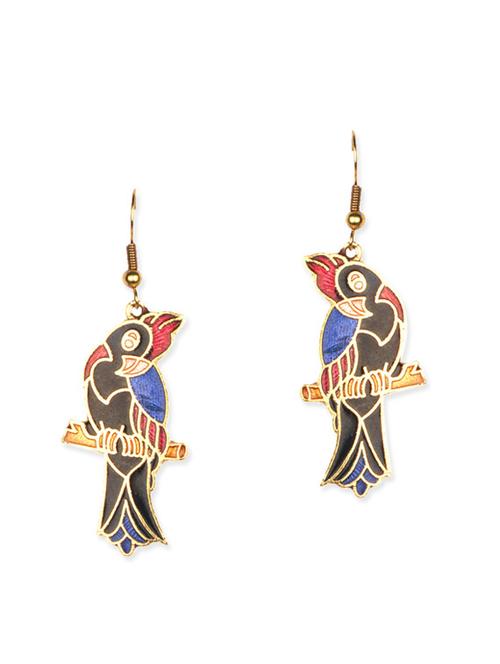 multicolored meenakari earrings - 11675862 - Very Small Image - 1