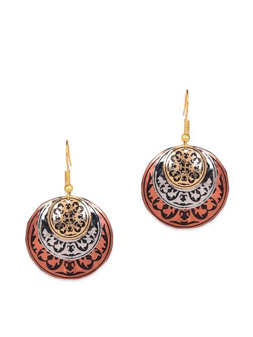 multi colored metal drop earrings - 11677182 - Very Small Image - 1
