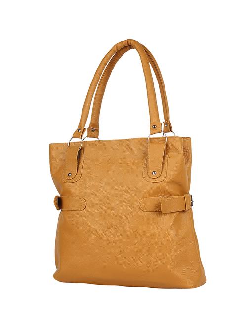 yellow polyster handbag - 11678838 - Very Small Image - 1