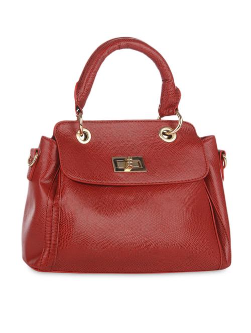 red leatherette handbag cum sling - 1168214 - Very Small Image - 1