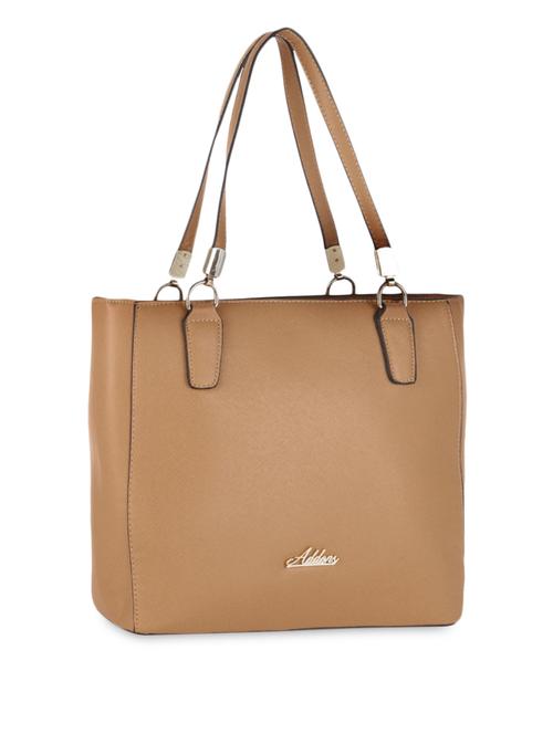 tan leatherette tote - 1168233 - Very Small Image - 1