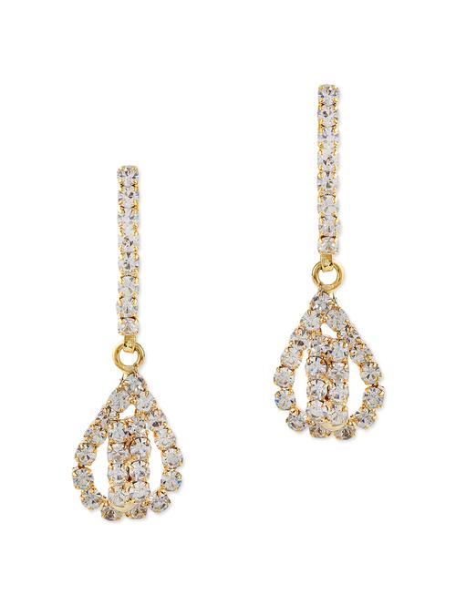 cubic zirconia studded earrings - 1169095 - Very Small Image - 1