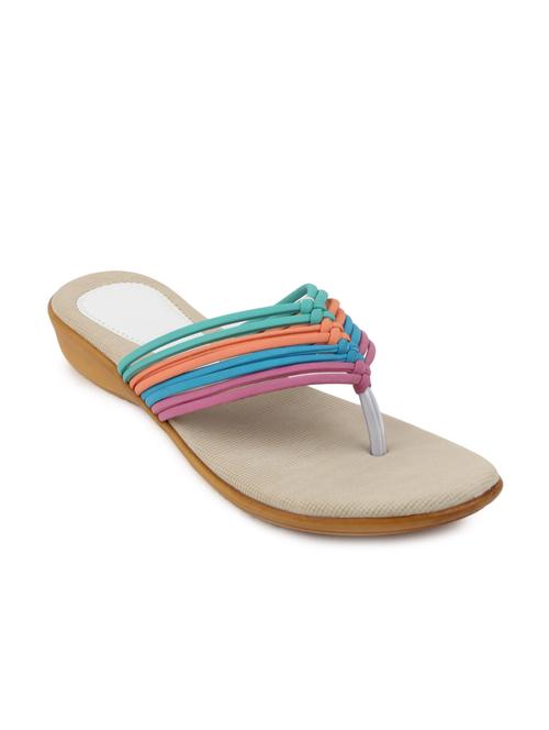 multi colored suede sandals - 11698249 - Very Small Image - 1
