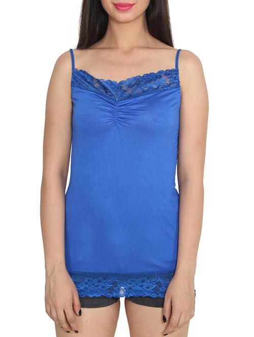 lace detail solid camisole - 11698956 - Very Small Image - 1
