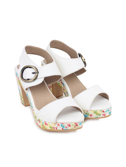 white suede sandal - 11704098 - Very Small Image - 1