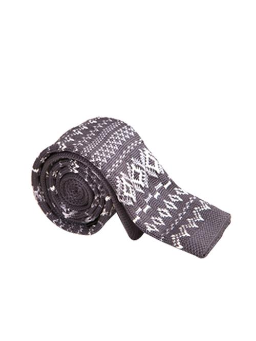 grey polyester tie - 11704331 - Very Small Image - 1