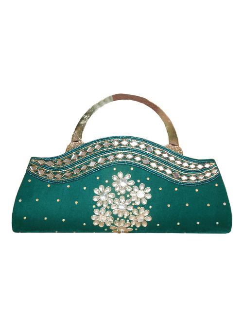 green velvet clutch - 11705188 - Very Small Image - 1