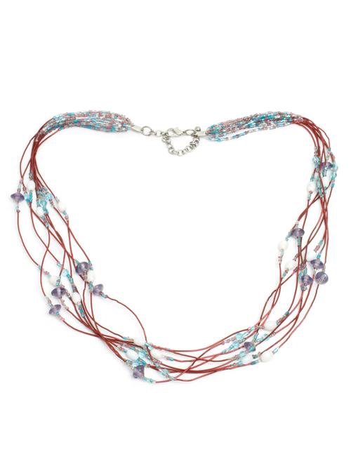 multi colored glass short necklace - 11707312 - Very Small Image - 1