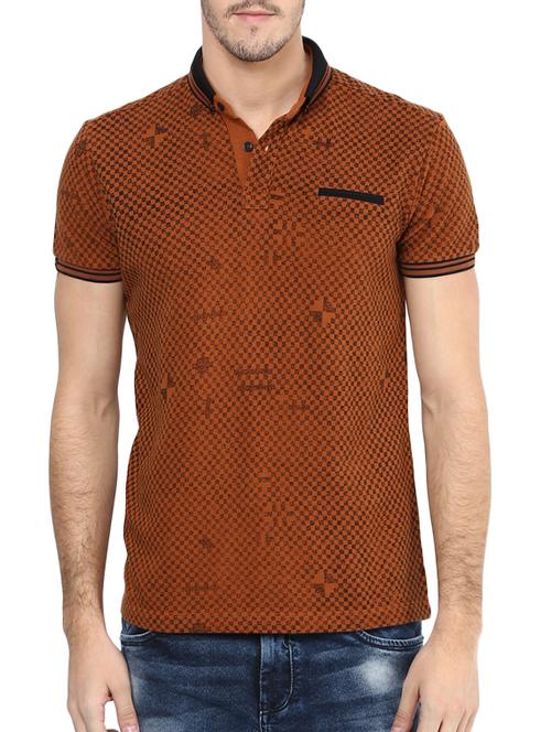 mufti mens mud slim fit mid rise tshirts - 11716102 - Very Small Image - 1