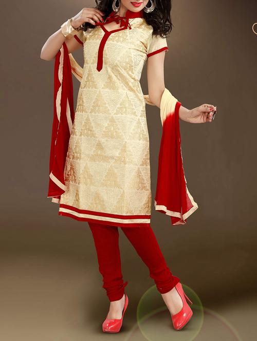 neutral cotton dress material - 11716771 - Very Small Image - 1