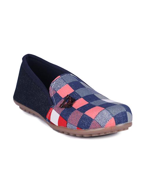 blue checkered plimsoll - 11722015 - Very Small Image - 1