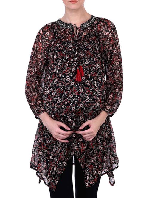 multi colored polyester tunic - 11723096 - Very Small Image - 1