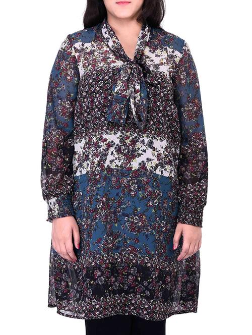 multi colored polyester tunic - 11723473 - Very Small Image - 1