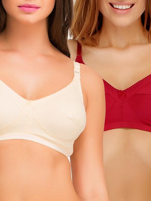 set of 2 bow patch bra - 11728375 - Very Small Image - 1