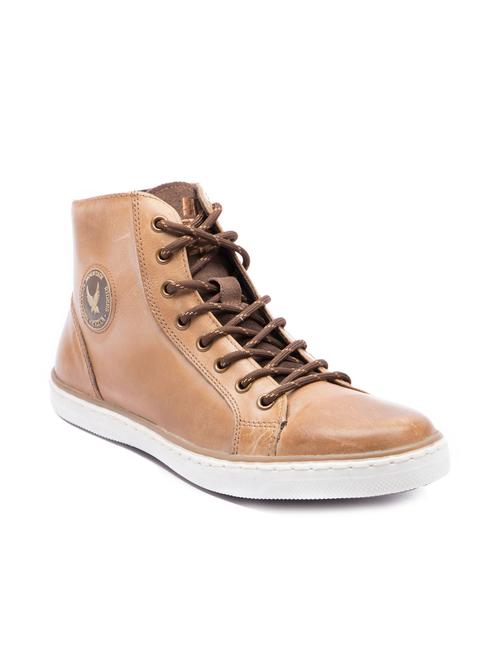 brown leather lace up boot - 11731339 - Very Small Image - 1
