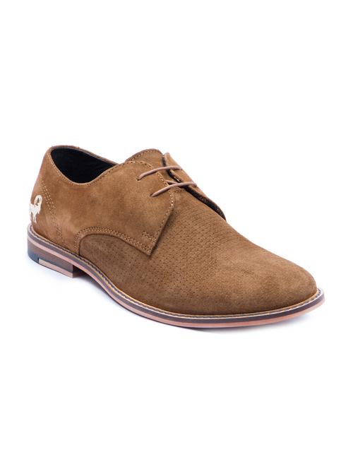 tan leather lace up shoe - 11731349 - Very Small Image - 1