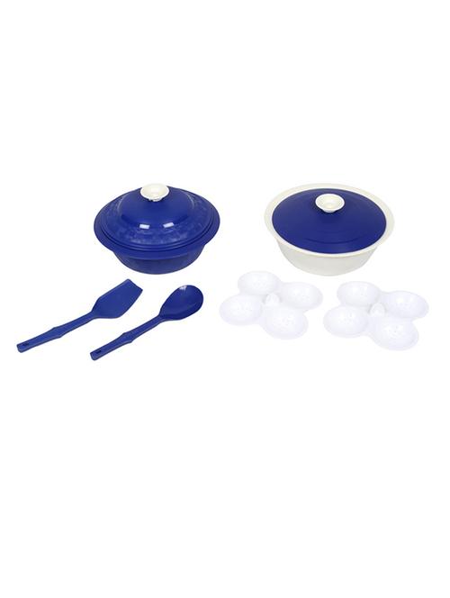 kitchen duniya daffodil rice-idly maker, set of 6, 1.8 litre, electric blue - 11734340 - Very Small Image - 1