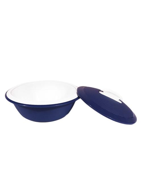 kitchen duniya amber premium casserole, 1.1 & 2.2 litres, set of 2, electric blue - 11734428 - Very Small Image - 1