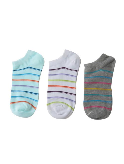 multi colored cotton ankle length sock - 11734645 - Very Small Image - 1