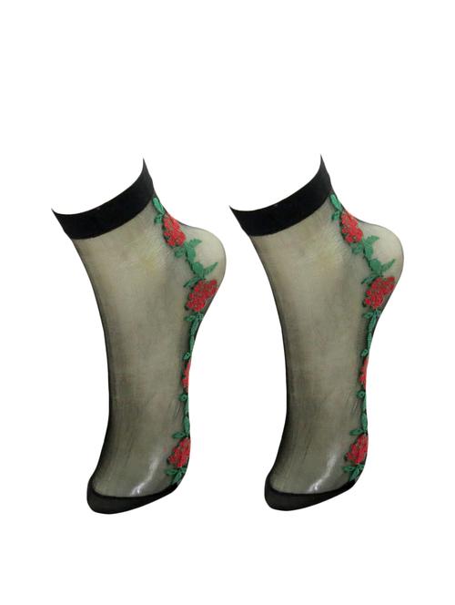 black nylon ankle length sock - 11734706 - Very Small Image - 1