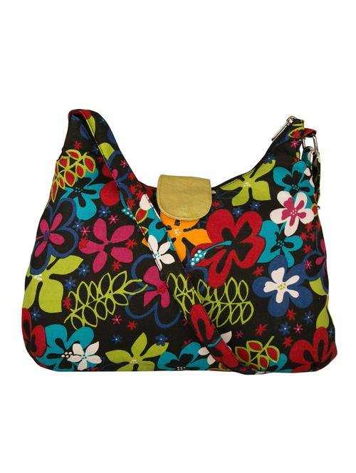 multi colored canvas slingbag - 11734927 - Very Small Image - 1