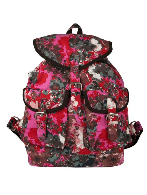 multi colored canvas backpack - 11734935 - Very Small Image - 1