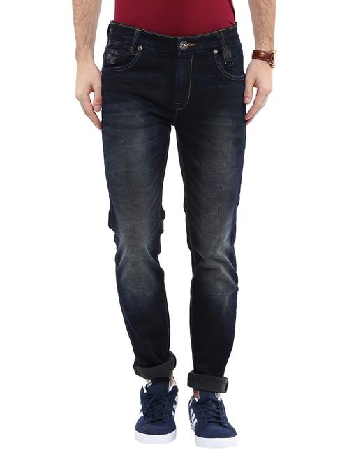 dark blue cotton jeans - 11737331 - Very Small Image - 1