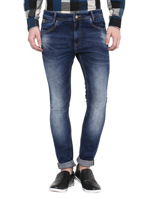 dark blue cotton jeans - 11737357 - Very Small Image - 1