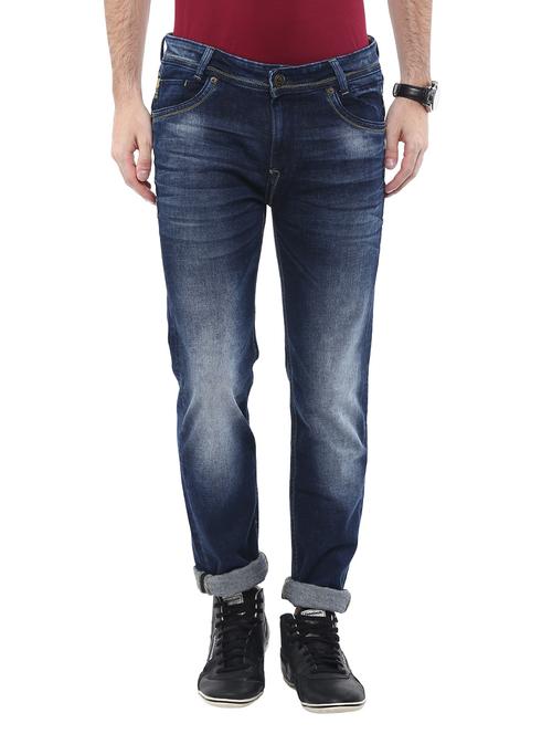 dark blue cotton jeans - 11737367 - Very Small Image - 1