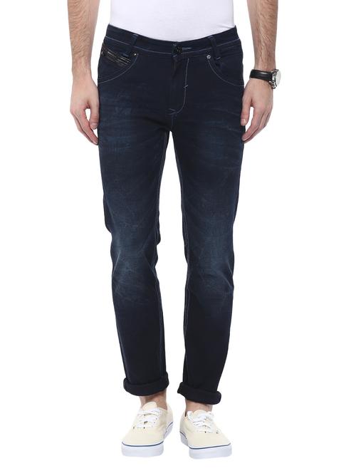 dark blue cotton jeans - 11737371 - Very Small Image - 1