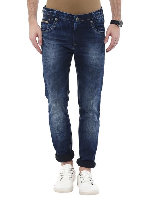dark blue cotton jeans - 11737374 - Very Small Image - 1