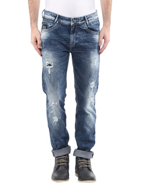 dark blue cotton jeans - 11737388 - Very Small Image - 1