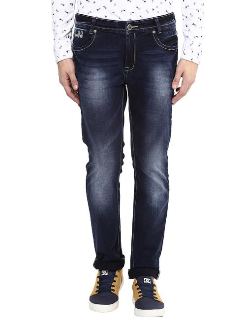 dark blue cotton jeans - 11737401 - Very Small Image - 1