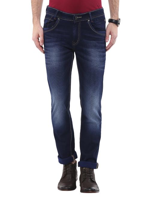 dark blue cotton jeans - 11737402 - Very Small Image - 1