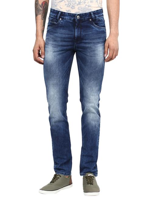 dark blue cotton jeans - 11737403 - Very Small Image - 1
