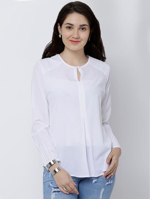 solid white top - 11741594 - Very Small Image - 1