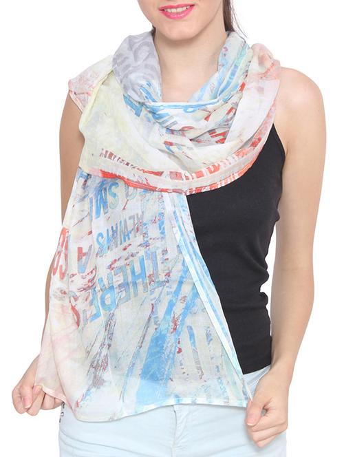 multi colored cotton scarf - 11745851 - Very Small Image - 1
