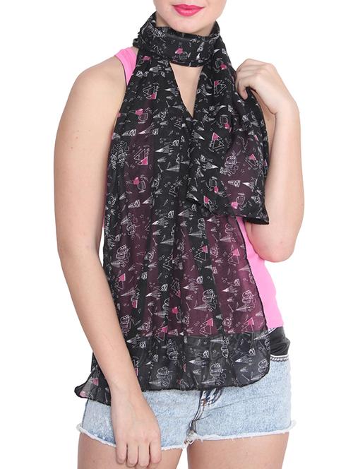 multi colored cotton scarf - 11745860 - Very Small Image - 1